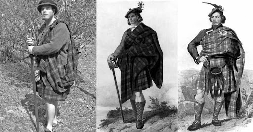 Traditional Scotland Dress in 16th Century