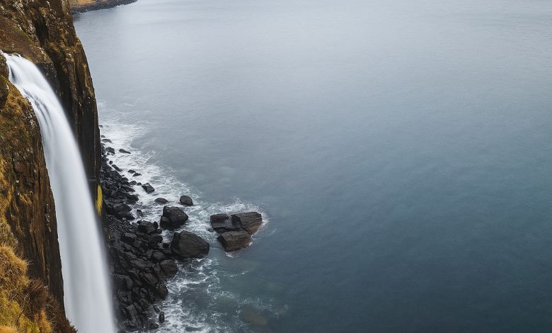 Kilt Rock Waterfall
