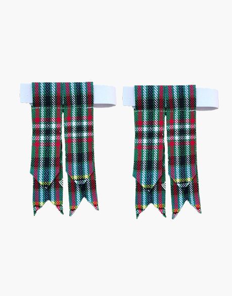 Clan Scott Green Ancient Tartan Kilt Flashes