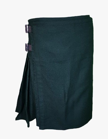 Solid Green Tartan Kilts - Dark Green Kilt