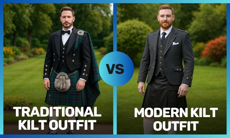 Modern vs. Traditional Kilt Outfits