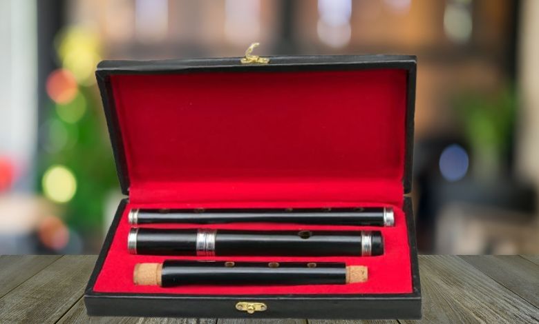 Student Level Black Rosewood Irish D-Flute