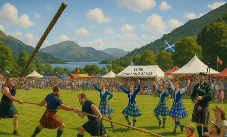 A Glimpse into the Luss Highland Games