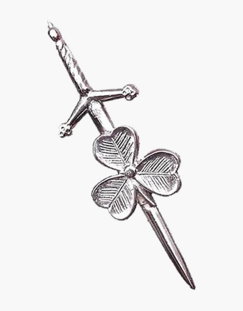 Shamrock Scottish Kilt Pin