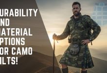 The Durability and Material Options for Camo Kilts!