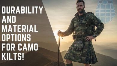 The Durability and Material Options for Camo Kilts!