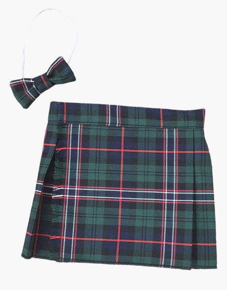 Children Scottish National Tartan Kilt and Bow Tie