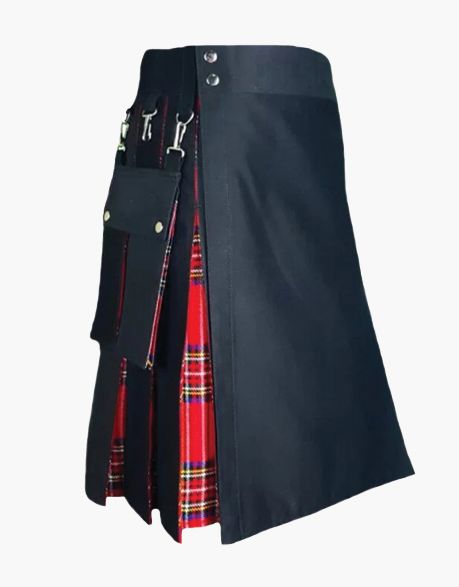 Royal Stewart Tartan Hybrid Kilt with Detachable Pockets