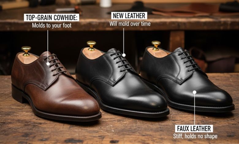 Differences Between Leather Types and Impact on Fit