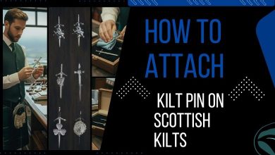 How to Attach Kilt pin on Scottish Kilts