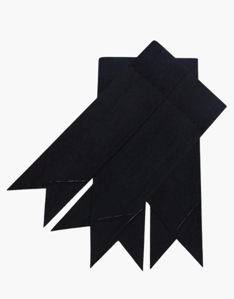 Black Tartan Kilt Flashes