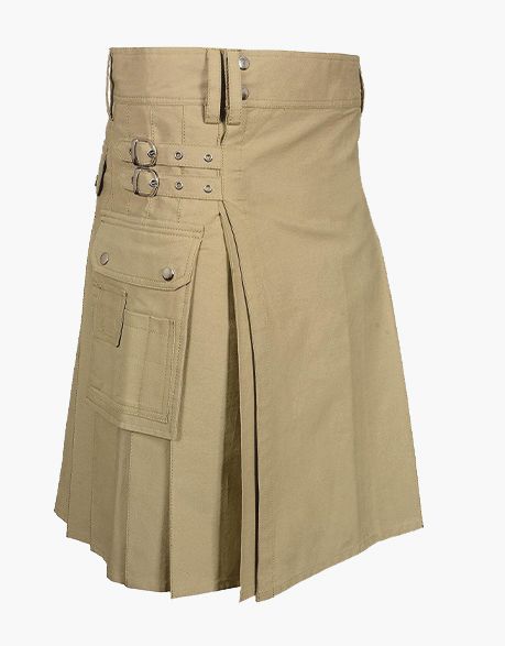 Khaki Utility Kilt