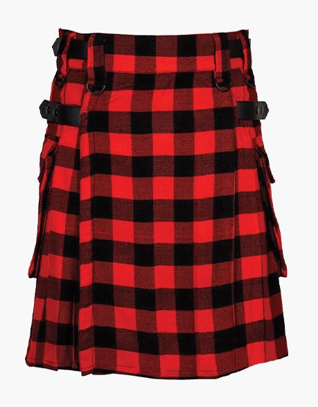 Scottish Modern Rob Roy Tartan Utility Kilt