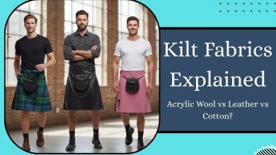 Kilt Fabrics Explained: Acrylic Wool vs Leather vs Cotton?