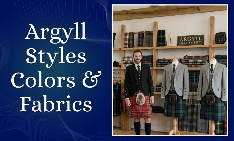 Where can I find Argyll jackets in different materials and colors