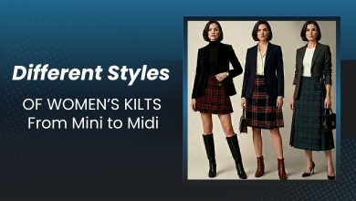 Different Styles of Women’s Kilts From Mini to Midi