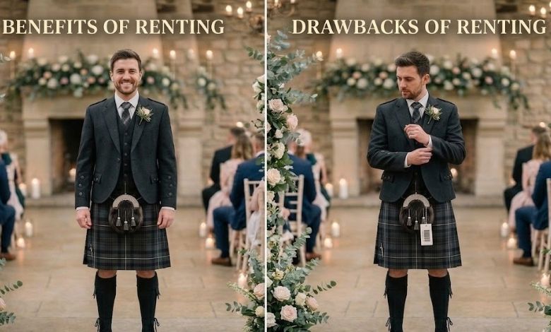 when renting a wedding kilt outfit makes more sense