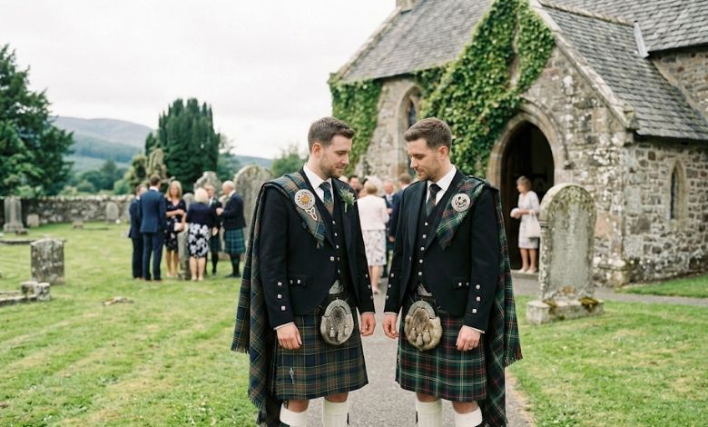 Accessories in Trend That Complete the Wedding Kilt Look