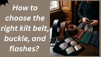 How to choose the right kilt belt, buckle, and flashes